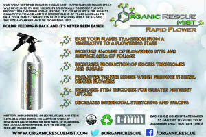 Organic Rescue Mist Rapid Flower