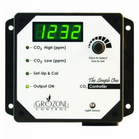 Grozone SCO2- Single Output 0-5000 PPM CO2 Controller