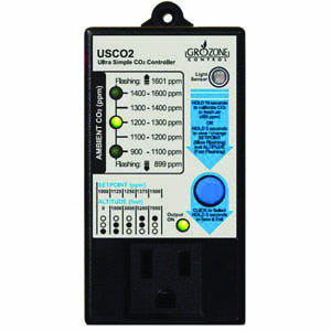 Grozone USCO2- 0-2000 PPM Single Zone Ultra Simple CO2 Controller