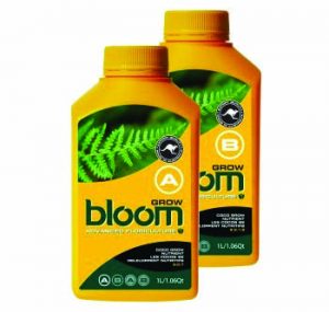 bloom grow a yellow bottles