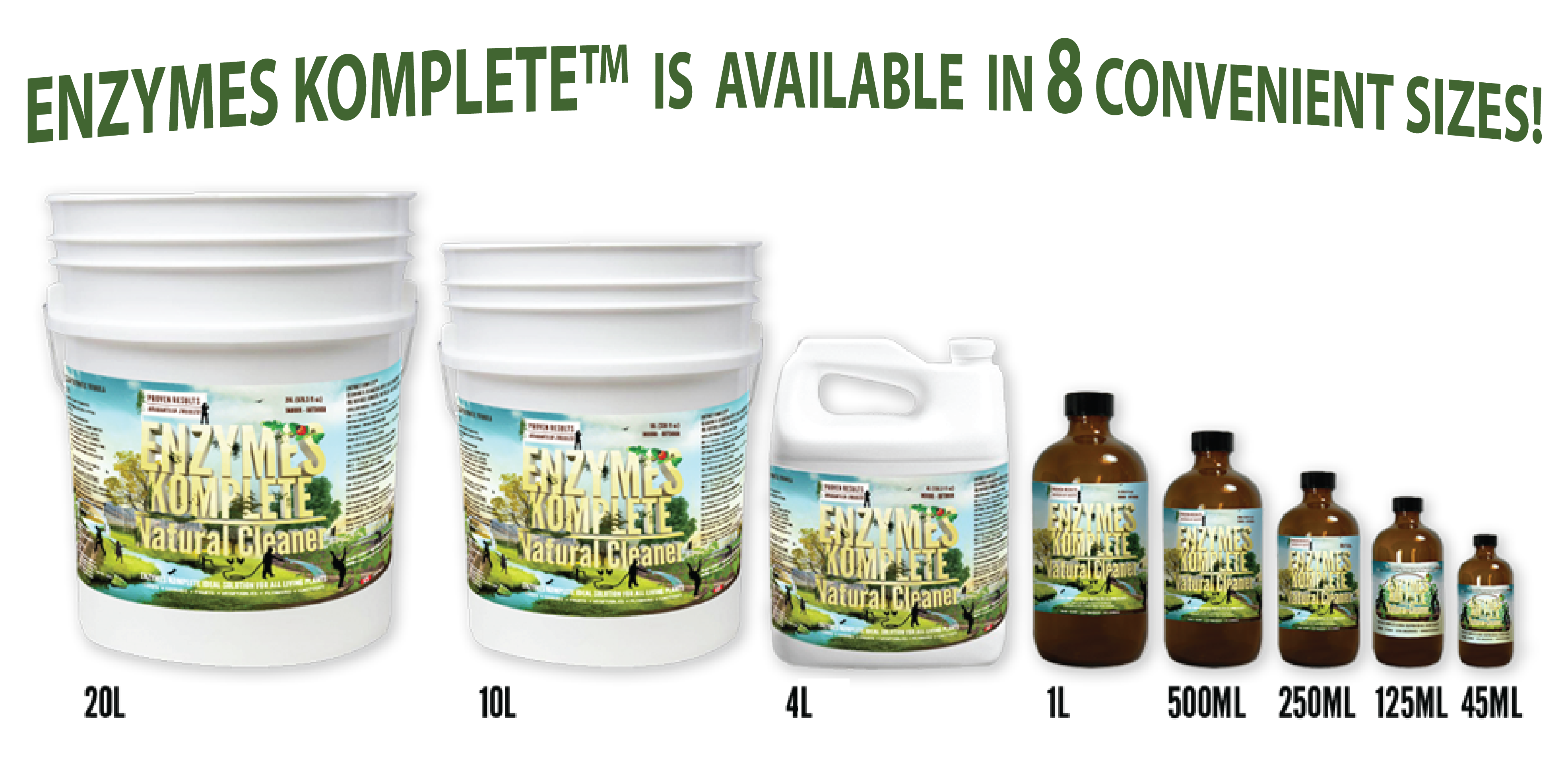 enzymes komplete sizing  Hydroponics