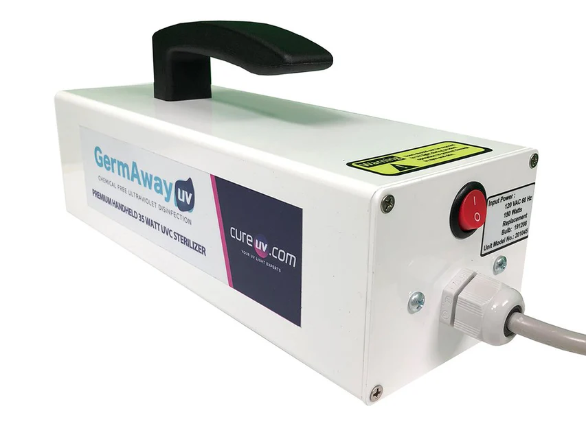Cure UV Germ Away Handheld UVC Surface Sterilizer 35 Watt High Output - Image 3