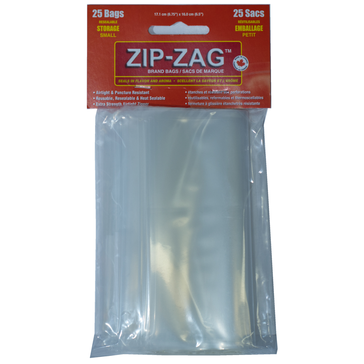 Zip-Zag Smellproof Bags Zip Lock Bags Extra Large 10 Pack Odour Control