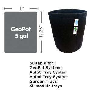 GeoPot 5 gal measurements